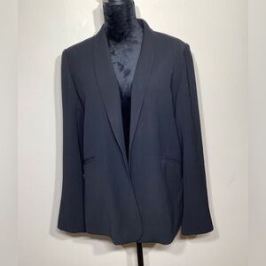 Vince Camuto Black Open Front Blazer Size 10